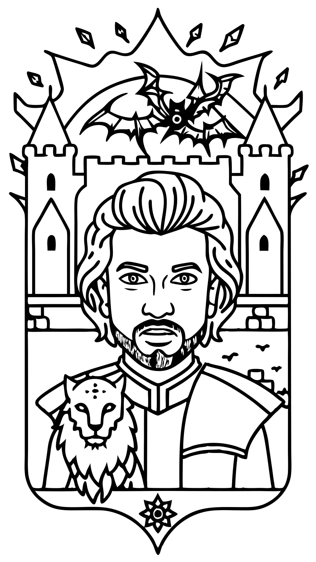 coloriages de jeux de thrones